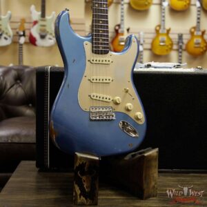 Fender Custom Shop 1960 Roasted Stratocaster Relic Birdseye Neck AAA Rosewood Board Lake Placid Blue - Image 13