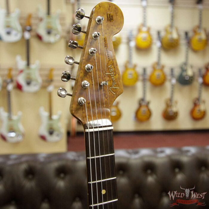 Fender Custom Shop 1960 Roasted Stratocaster Relic Birdseye Neck AAA Rosewood Board Lake Placid Blue - Image 7