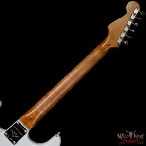 Fender Custom Shop Roasted 1960 Stratocaster Relic 3A Birdseye Neck 3A Rosewood Slab Board Sonic Blue - Image 11