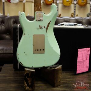 Fender Custom Shop 1960 Roasted Stratocaster Relic Birdseye Maple Neck AAA Rosewood Surf Green - Image 14