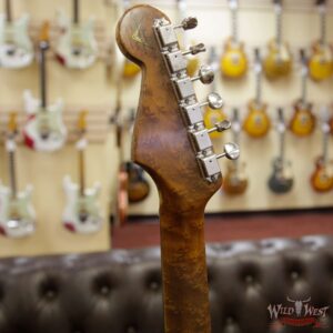 Fender Custom Shop 1960 Roasted Stratocaster Relic Birdseye Maple Neck AAA Rosewood Surf Green - Image 9