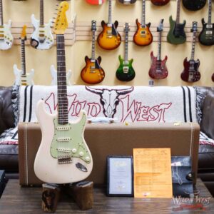 Fender Custom Shop Limited Edition 1960 Stratocaster Journeyman Relic Super Faded Aged Shell Pink - Image 6