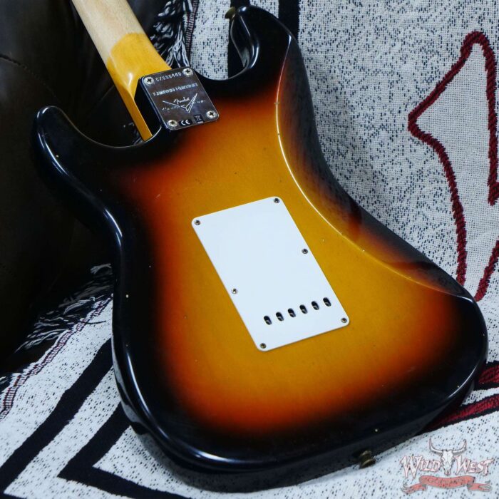 Fender Custom Shop Limited Edition 1960 Stratocaster Journeyman Relic Faded Aged 3-Color Sunburst - Image 11
