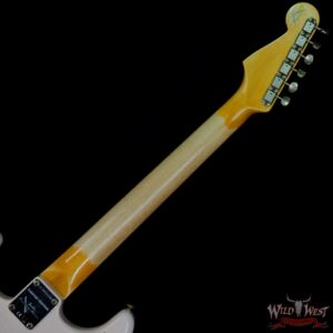 Fender Custom Shop Limited 1960 Stratocaster Dark Rosewood Slab Board Hand-Wound Pickups Journeyman Relic Super Faded Shell Pink - Image 5