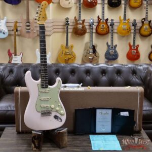 Fender Custom Shop Limited 1960 Stratocaster Dark Rosewood Slab Board Hand-Wound Pickups Journeyman Relic Super Faded Shell Pink - Image 6