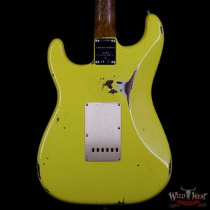 Fender Custom Shop 1960 Roasted Stratocaster Relic Birdseye Neck Rosewood Fingerboard Graffiti Yellow - Image 6