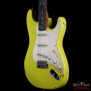 Fender Custom Shop 1960 Roasted Stratocaster Relic Birdseye Neck Rosewood Fingerboard Graffiti Yellow - Image 2