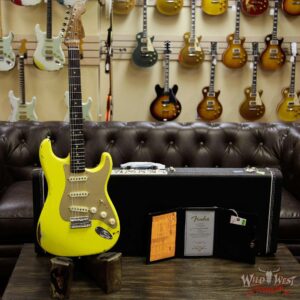 Fender Custom Shop 1960 Roasted Stratocaster Relic Birdseye Neck Rosewood Fingerboard Graffiti Yellow - Image 11
