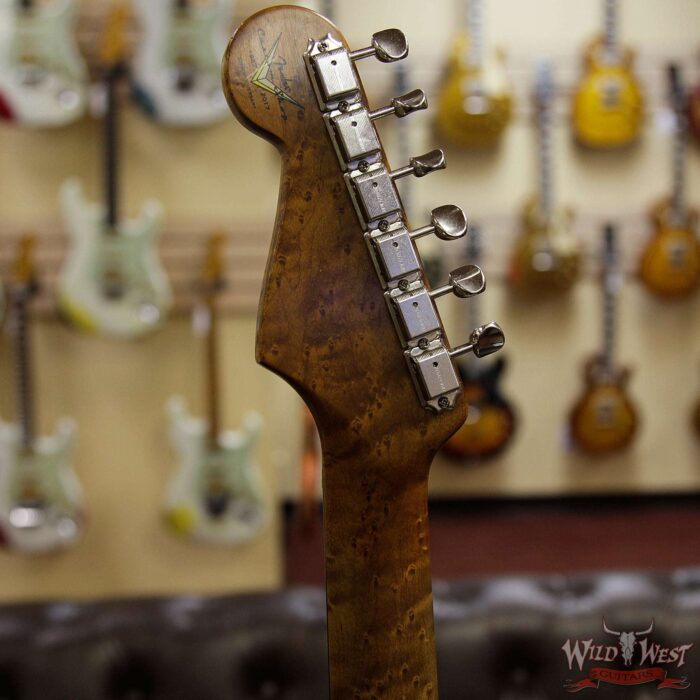 Fender Custom Shop 1960 Roasted Stratocaster Relic Birdseye Neck Rosewood Fingerboard Graffiti Yellow - Image 9