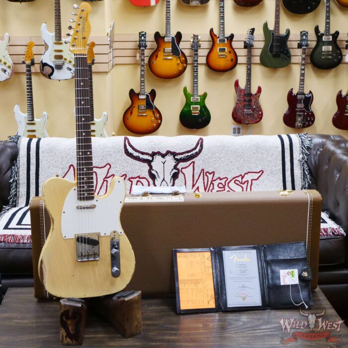 Fender Custom Shop Time Machine™ Collection 1960 Telecaster Hand-Wound Pickups Relic Natural Blonde - Image 6