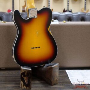 Fender Custom Shop 1960 Telecaster Custom Relic Quater-Sawn Maple AAA Rosewood Fingerboard 3 Tone Sunburst - Image 10