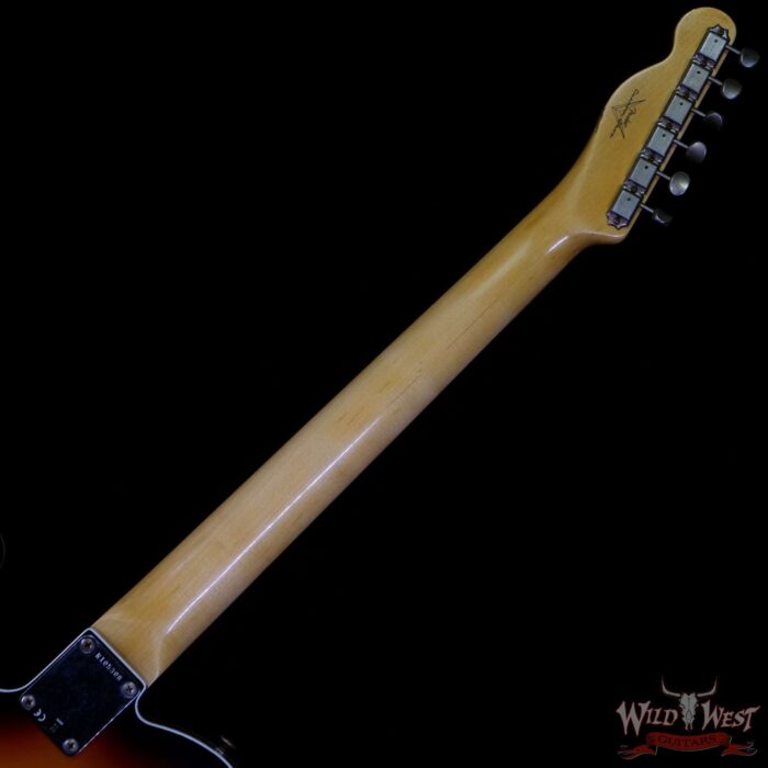 Fender Custom Shop 1960 Telecaster Custom Relic Quater-Sawn Maple AAA Rosewood Fingerboard 3 Tone Sunburst - Image 5