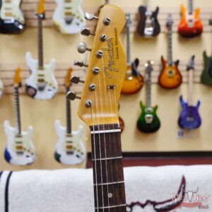 Fender Custom Shop 1960 Telecaster Custom Hand-Wound Pickups Heavy Relic Lake Placid Blue over 3 Tone Sunburst - Image 7