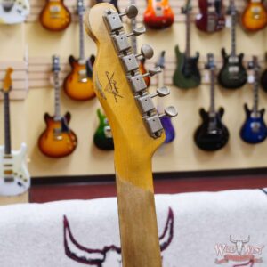 Fender Custom Shop 1960 Telecaster Custom Hand-Wound Pickups Heavy Relic Lake Placid Blue over 3 Tone Sunburst - Image 11