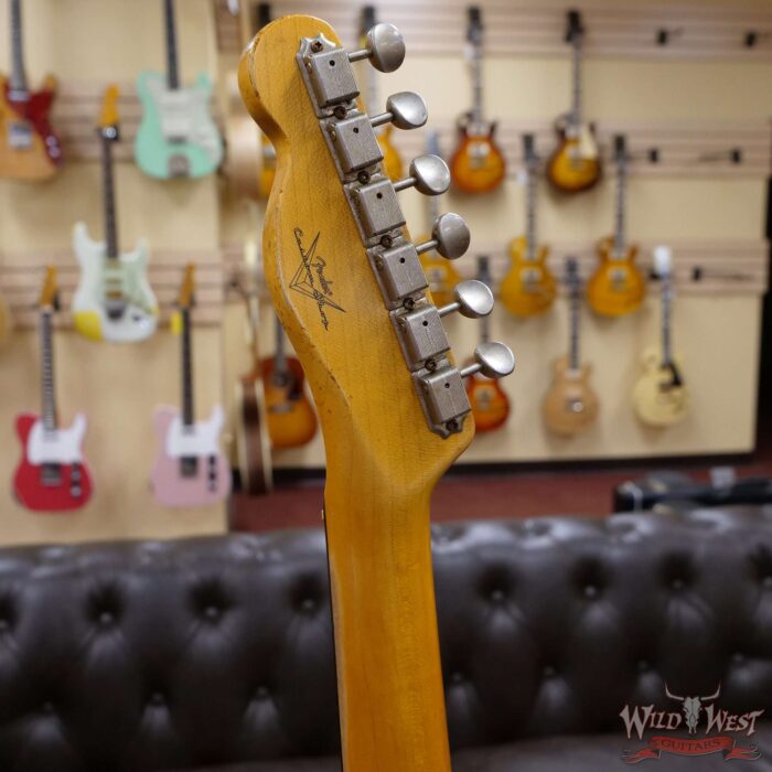 Fender Custom Shop 1960 Telecaster Custom Relic Quater-Sawn Maple AAA Rosewood Fingerboard Sonic Blue - Image 10