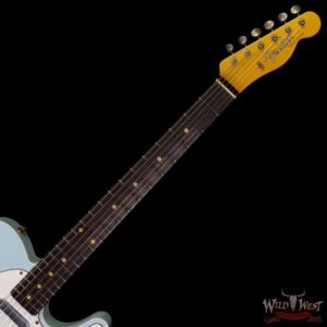 Fender Custom Shop 1960 Telecaster Custom Relic Quater-Sawn Maple AAA Rosewood Fingerboard Sonic Blue - Image 4