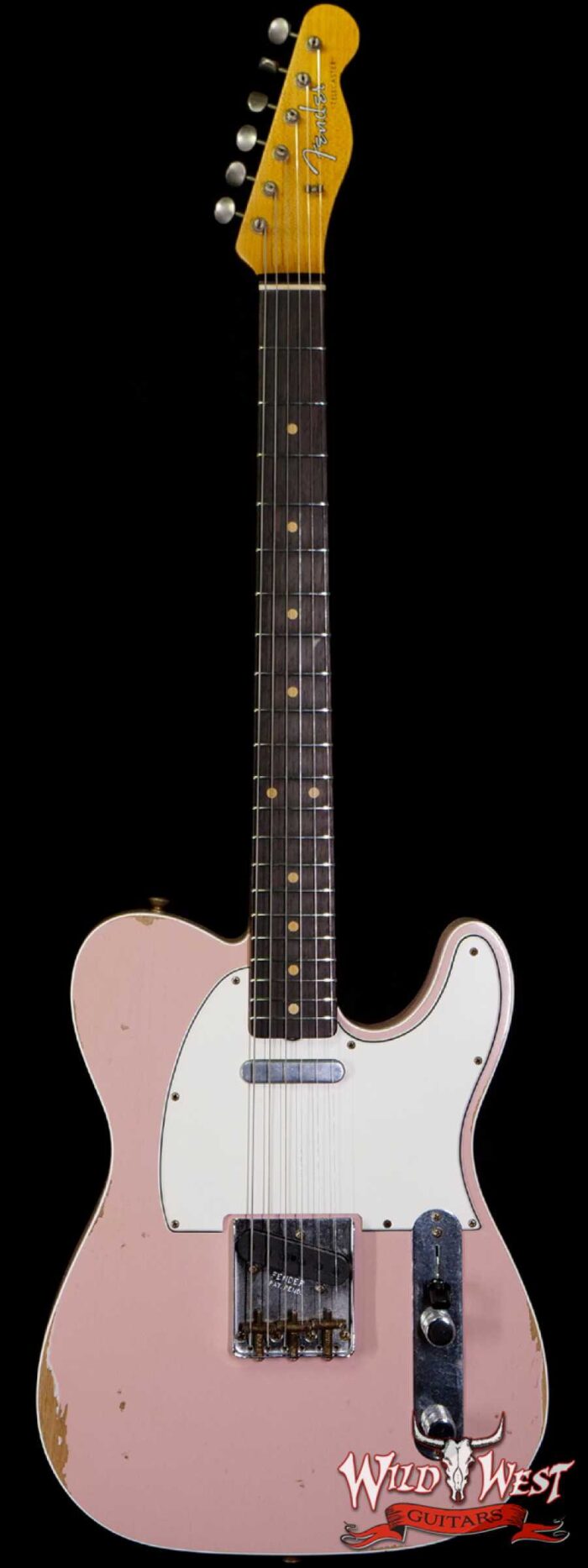 Fender Custom Shop 1960 Telecaster Custom Relic Quater-Sawn Maple AAA Rosewood Fingerboard Shell Pink - Image 1