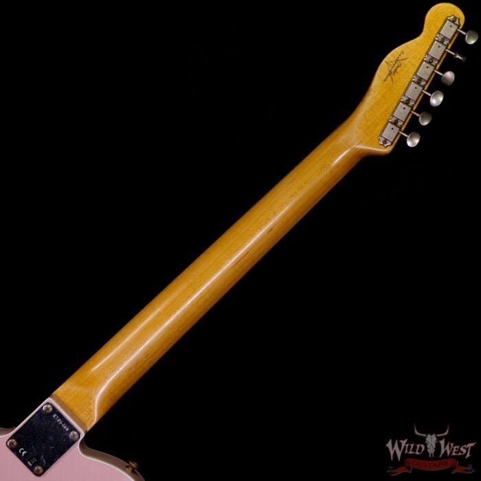 Fender Custom Shop 1960 Telecaster Custom Relic Quater-Sawn Maple AAA Rosewood Fingerboard Shell Pink - Image 5