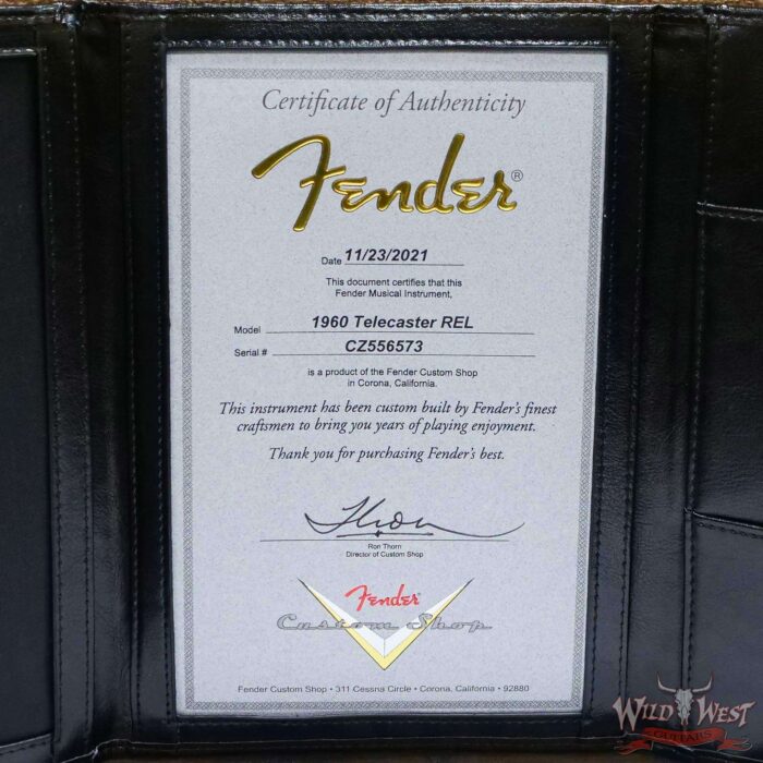 Fender Custom Shop 1960 Telecaster Relic Rosewood Fingerboard Natural Blonde - Image 12