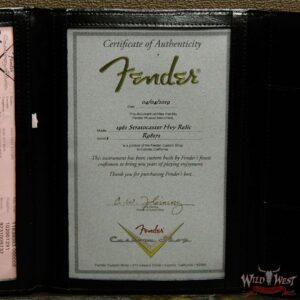 Fender Custom Shop 1961 Stratocaster Heavy Relic AAA Rosewood Slab Fingerboard Fiesta Red - Image 17
