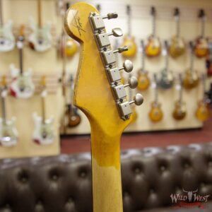 Fender Custom Shop 1961 Stratocaster Heavy Relic AAA Rosewood Slab Fingerboard Fiesta Red - Image 9