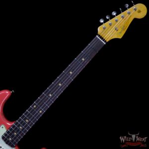 Fender Custom Shop 1961 Stratocaster Heavy Relic AAA Rosewood Slab Fingerboard Fiesta Red - Image 8