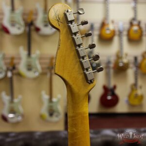 Fender Custom Shop 1961 Stratocaster Relic Slab Rosewood Fingerboard British Racing Green - Image 10