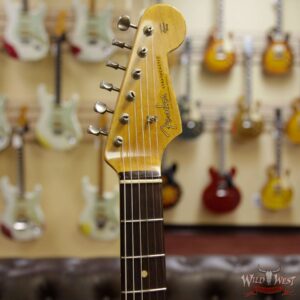 Fender Custom Shop 1961 Stratocaster Relic Slab Rosewood Fingerboard British Racing Green - Image 8