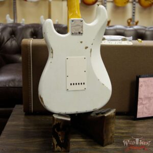 Fender Custom Shop 1961 Stratocaster Relic with AAA Rosewood Slab Fingerboard Olympic White - Image 14
