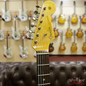 Fender Custom Shop 1961 Stratocaster Relic with AAA Rosewood Slab Fingerboard Olympic White - Image 7