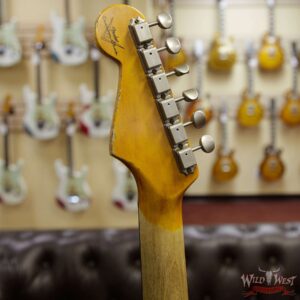 Fender Custom Shop 1961 Stratocaster Heavy Relic AAA Rosewood Fingerboard Black - Image 9
