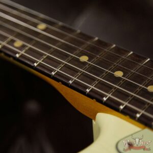 Fender Custom Shop 1961 Stratocaster Heavy Relic AAA Rosewood Fingerboard Vintage White - Image 7