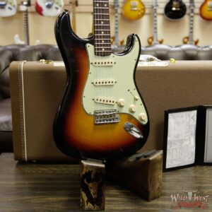 Fender Custom Shop 1961 Stratocaster Journeyman Relic Dirty Neck AAA Rosewood Slab Board 3 Tone Sunburst - Image 9