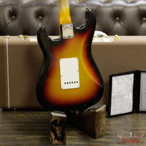 Fender Custom Shop 1961 Stratocaster Journeyman Relic Dirty Neck AAA Rosewood Slab Board 3 Tone Sunburst - Image 11