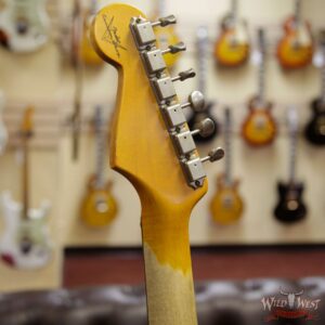 Fender Custom Shop 1961 Stratocaster Journeyman Relic Dirty Neck AAA Rosewood Slab Board 3 Tone Sunburst - Image 6