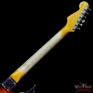 Fender Custom Shop 1961 Stratocaster Journeyman Relic Dirty Neck AAA Rosewood Slab Board 3 Tone Sunburst - Image 7