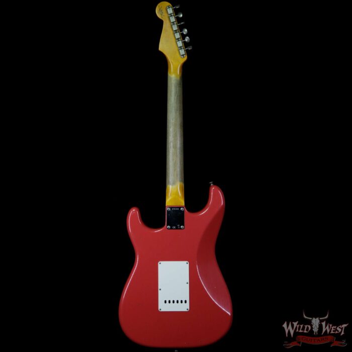 Fender Custom Shop 1961 Stratocaster Journeyman Relic with Dirty Neck Fiesta Red - Image 5