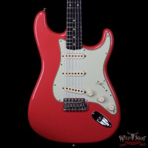 Fender Custom Shop 1961 Stratocaster Journeyman Relic with Dirty Neck Fiesta Red - Image 3