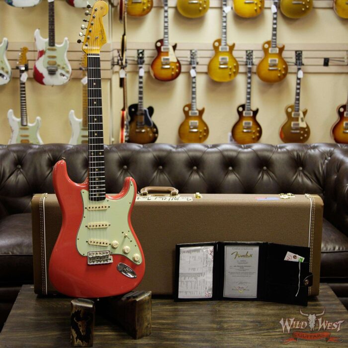 Fender Custom Shop 1961 Stratocaster Journeyman Relic with Dirty Neck Fiesta Red - Image 12