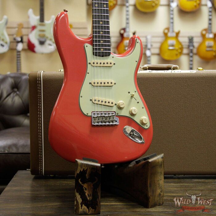 Fender Custom Shop 1961 Stratocaster Journeyman Relic with Dirty Neck Fiesta Red - Image 13