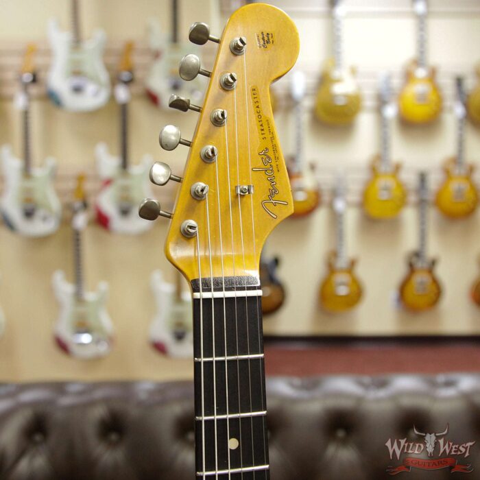 Fender Custom Shop 1961 Stratocaster Journeyman Relic with Dirty Neck Fiesta Red - Image 7