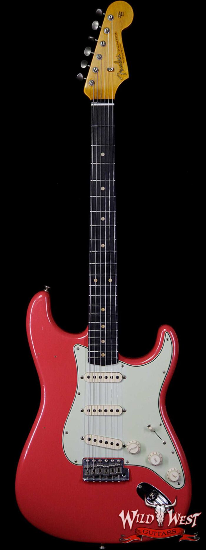 Fender Custom Shop 1961 Stratocaster Journeyman Relic with Dirty Neck Fiesta Red - Image 1