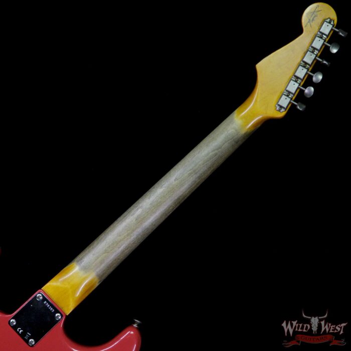 Fender Custom Shop 1961 Stratocaster Journeyman Relic with Dirty Neck Fiesta Red - Image 10