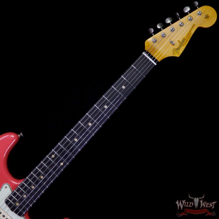 Fender Custom Shop 1961 Stratocaster Journeyman Relic with Dirty Neck Fiesta Red - Image 8