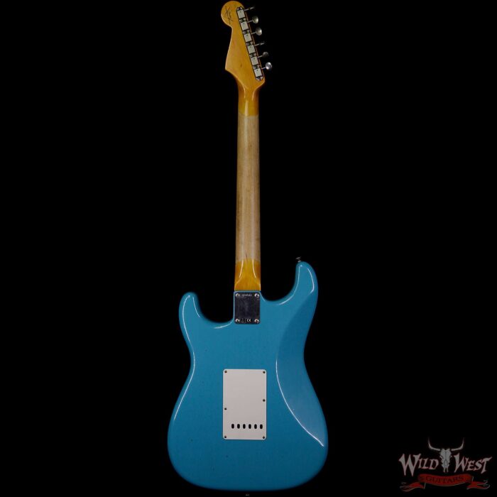 Fender Custom Shop 1961 Stratocaster Journeyman Relic with Dirty Neck AAA Rosewood Board Taos Turquoise - Image 5