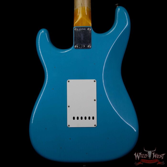Fender Custom Shop 1961 Stratocaster Journeyman Relic with Dirty Neck AAA Rosewood Board Taos Turquoise - Image 6