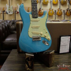 Fender Custom Shop 1961 Stratocaster Journeyman Relic with Dirty Neck AAA Rosewood Board Taos Turquoise - Image 12