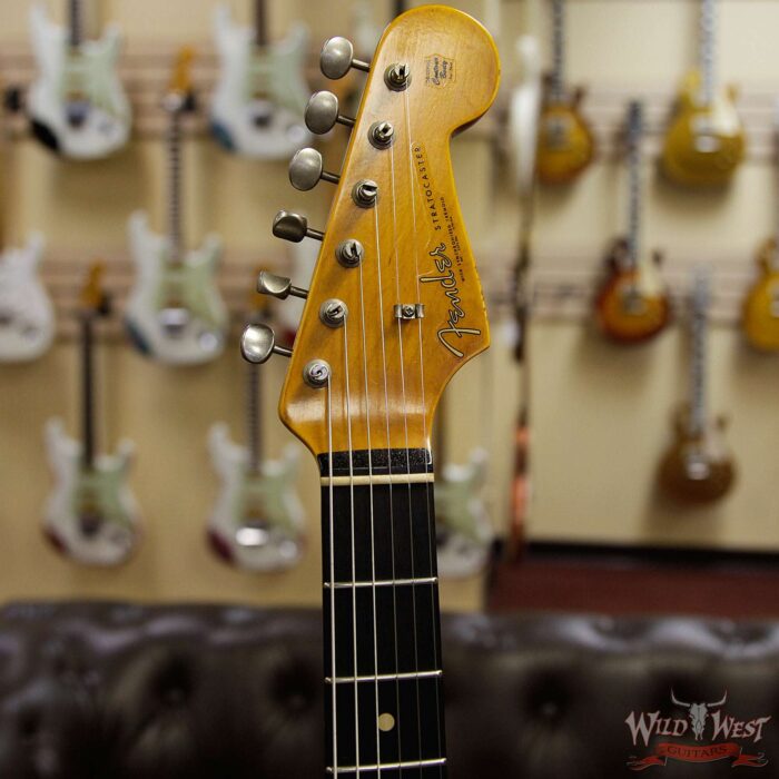 Fender Custom Shop 1961 Stratocaster Journeyman Relic with Dirty Neck AAA Rosewood Board Taos Turquoise - Image 7