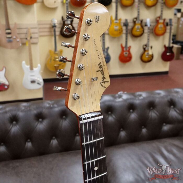 Fender Custom Shop 1961 Stratocaster NOS Hand-Wound Pickups Matching Color Neck Orange Sparkle - Image 7
