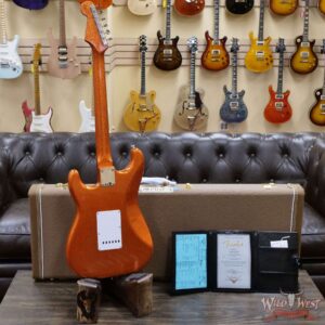 Fender Custom Shop 1961 Stratocaster NOS Hand-Wound Pickups Matching Color Neck Orange Sparkle - Image 9